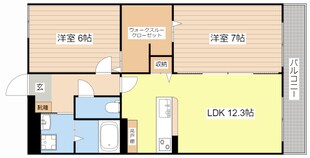 サルビアの物件間取画像